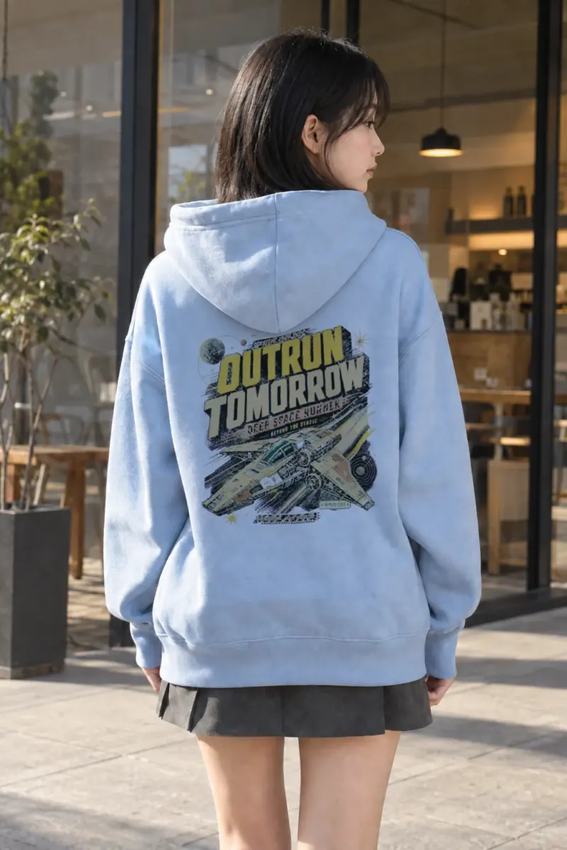 "Deep Space Runner" Heavy Blend Unisex Pullover Hoodie | Gildan 18500