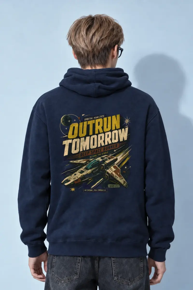 "Deep Space Runner" Heavy Blend Unisex Pullover Hoodie