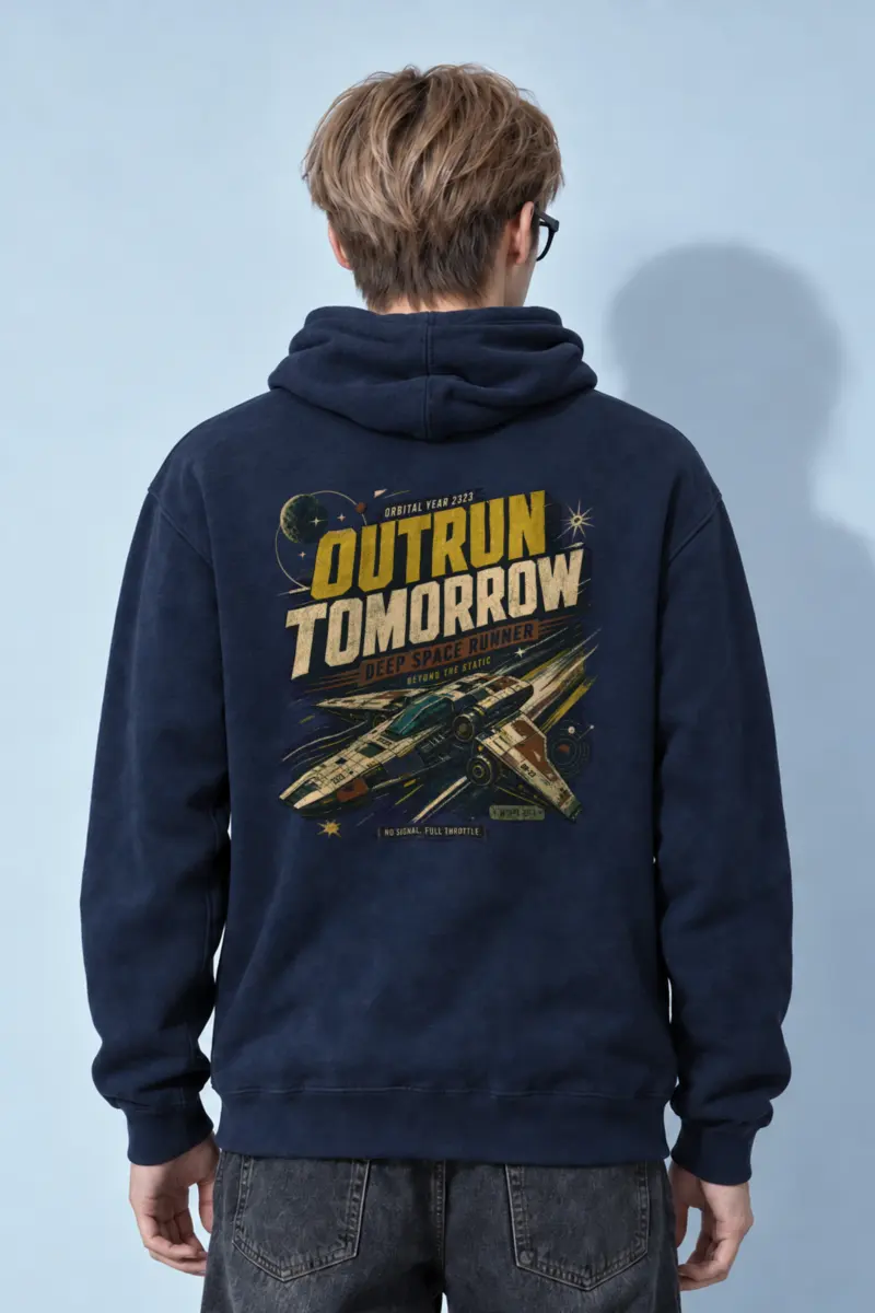 "Deep Space Runner" Heavy Blend Unisex Pullover Hoodie