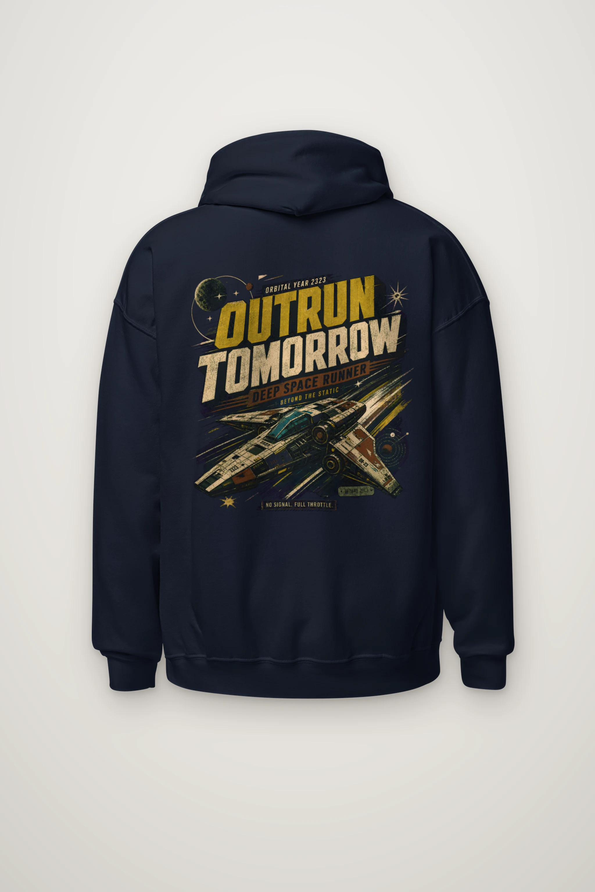 "Deep Space Runner" Heavy Blend Unisex Pullover Hoodie