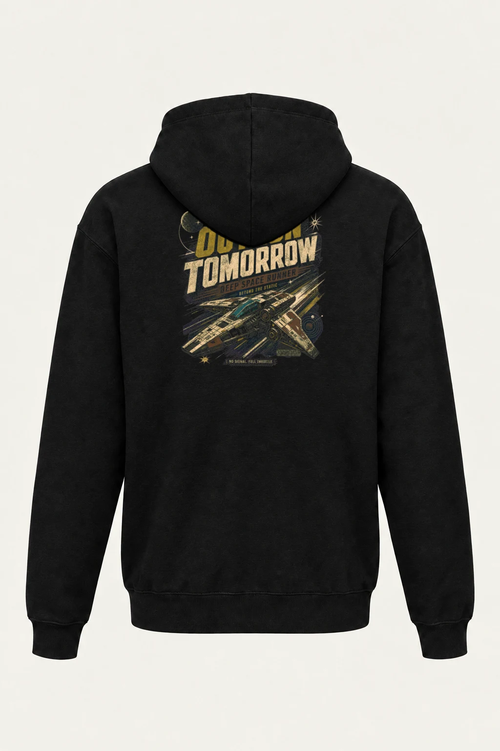 "Deep Space Runner" Heavy Blend Unisex Pullover Hoodie | Gildan 18500