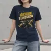 "Deep Space Runner" Heavyweight Unisex Crewneck T-shirt