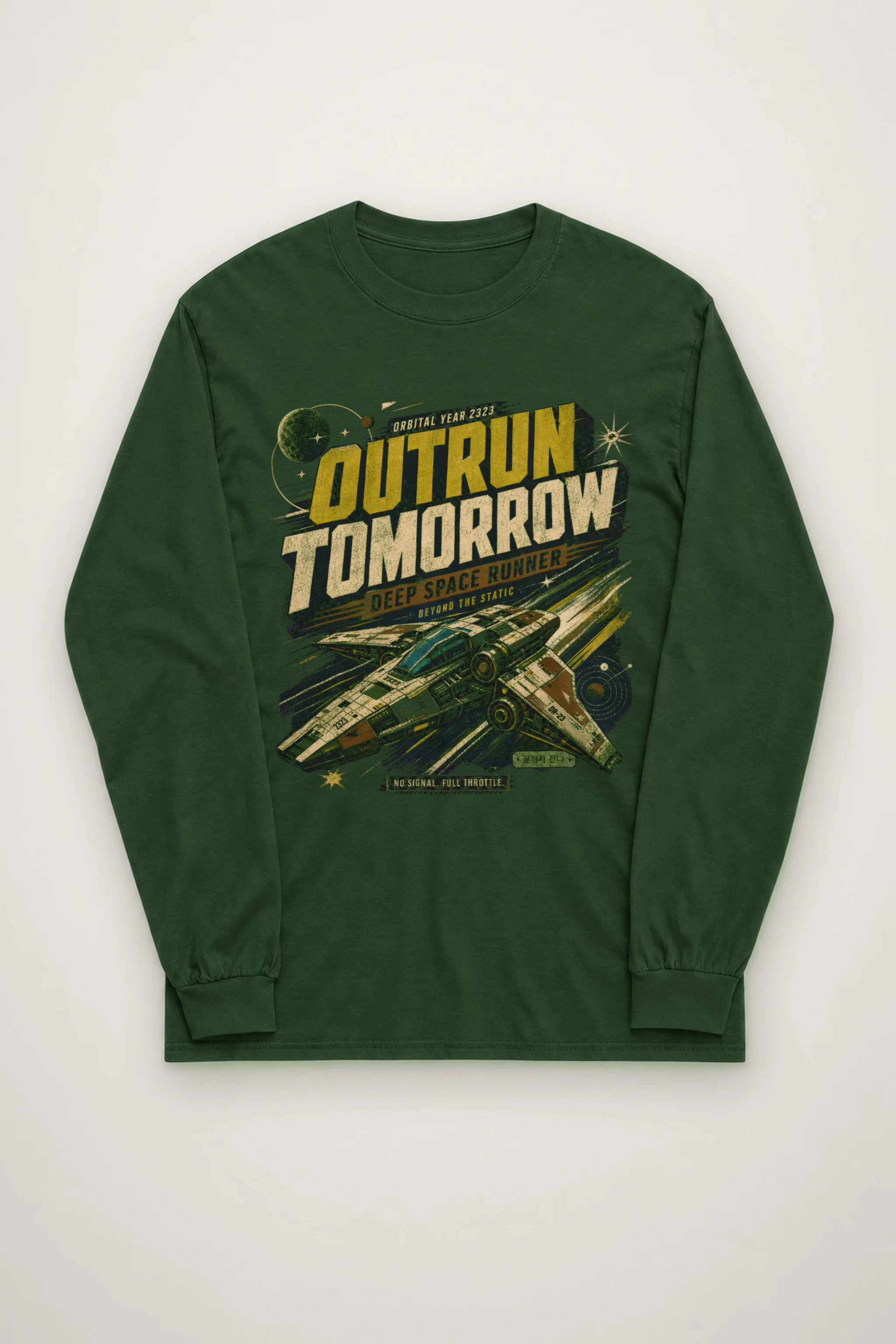 "Deep Space Runner" Unisex Longsleeve T-shirt