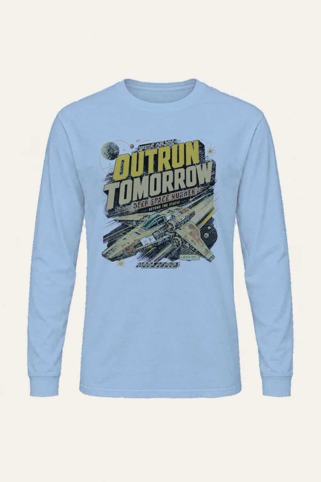 "Deep Space Runner" Unisex Longsleeve T-shirt | Gildan 2400