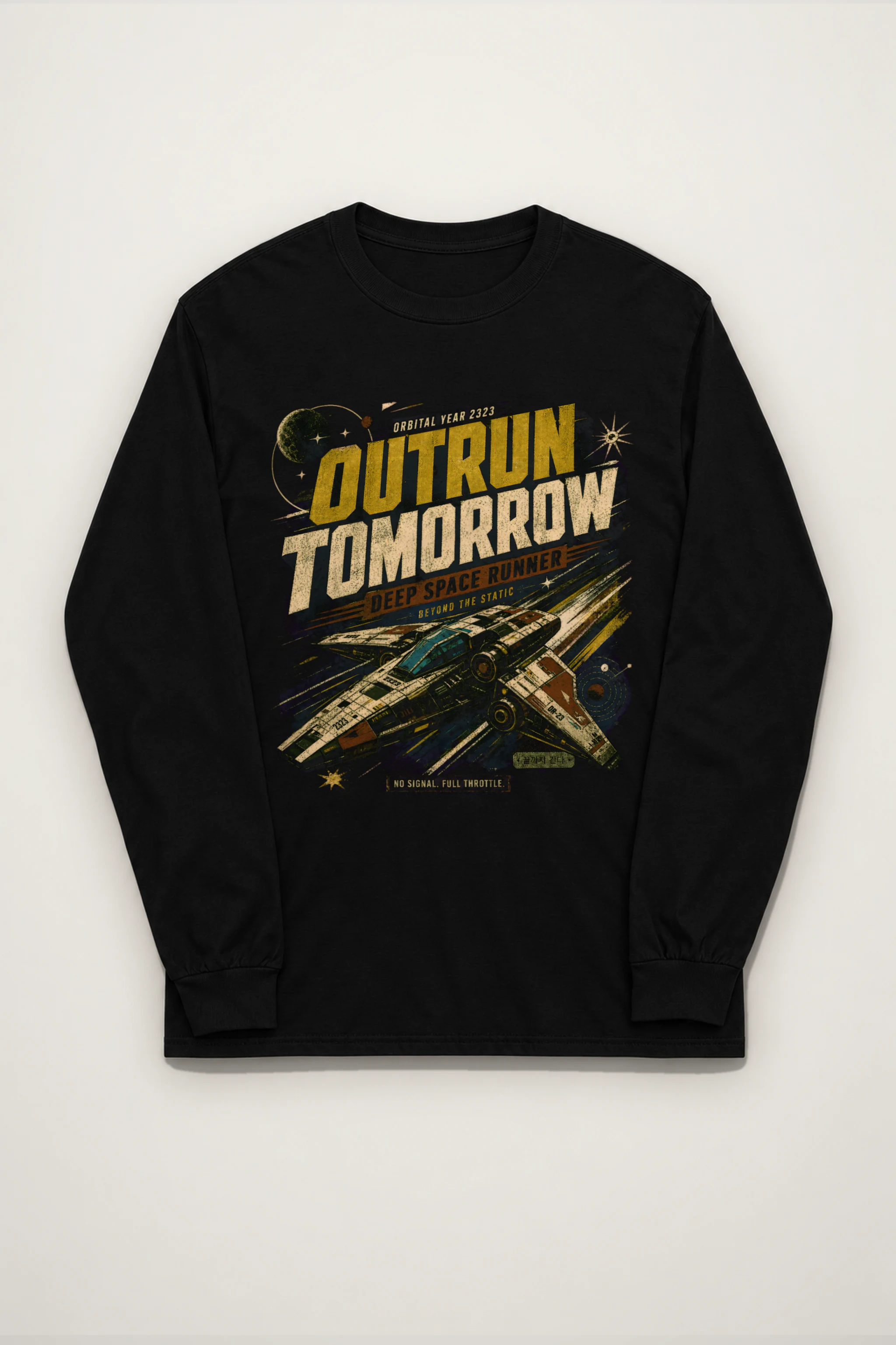 "Deep Space Runner" Unisex Longsleeve T-shirt