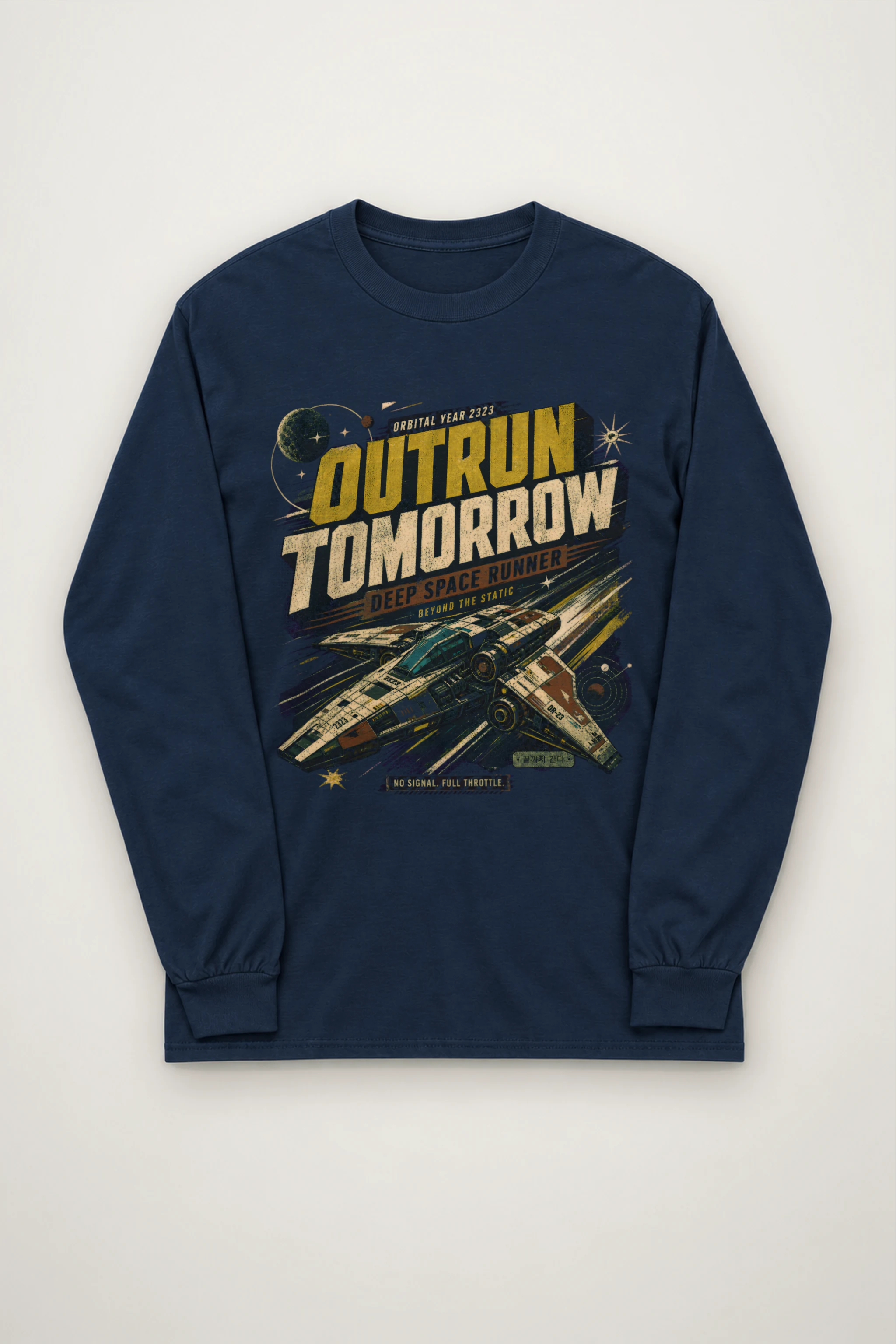 "Deep Space Runner" Unisex Longsleeve T-shirt
