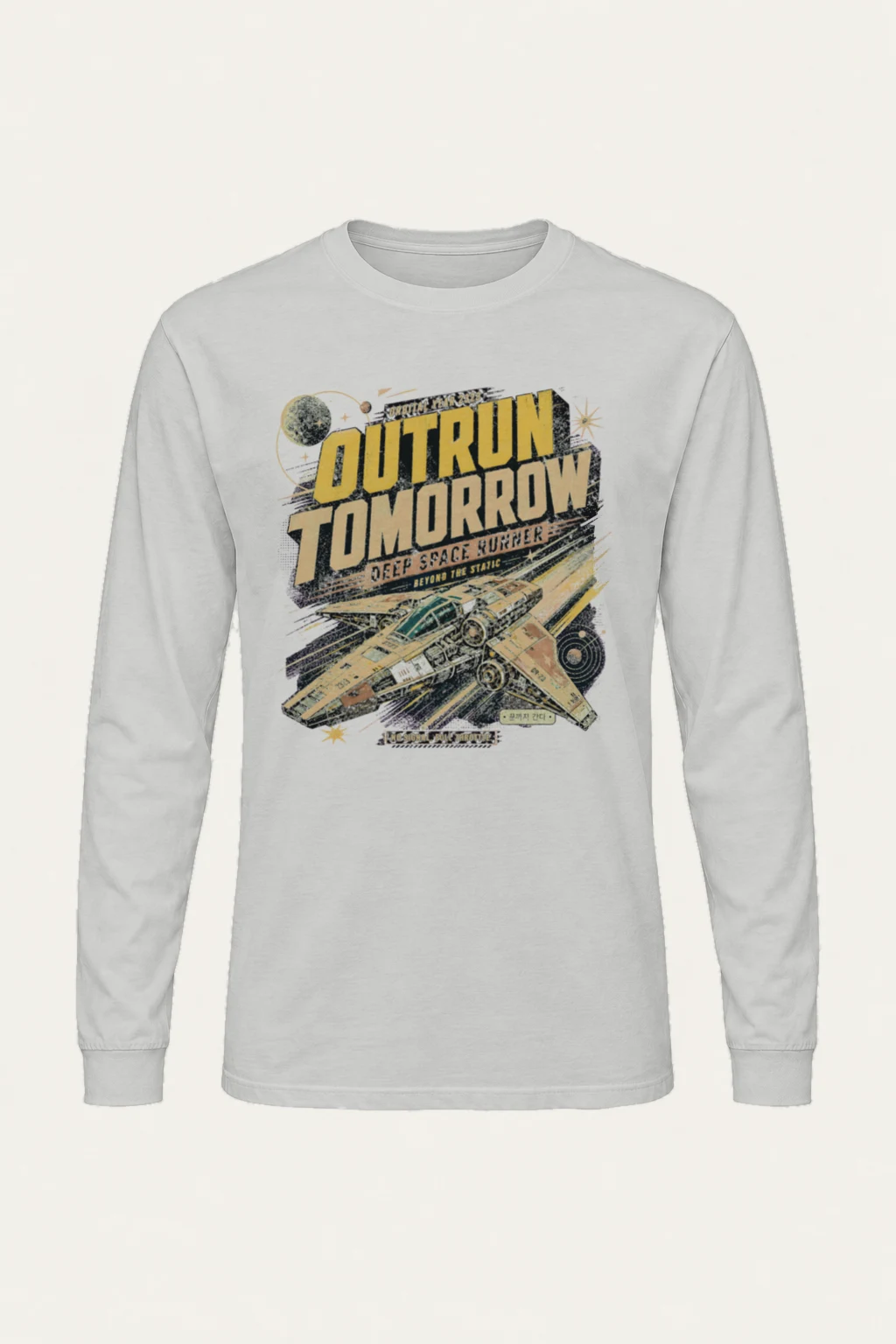 "Deep Space Runner" Unisex Longsleeve T-shirt | Gildan 2400