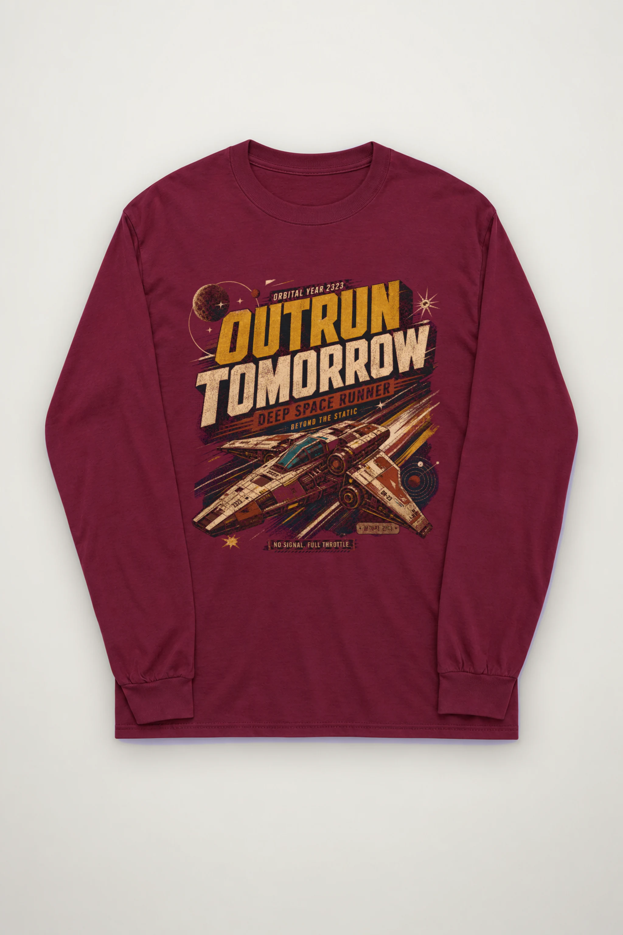"Deep Space Runner" Unisex Longsleeve T-shirt