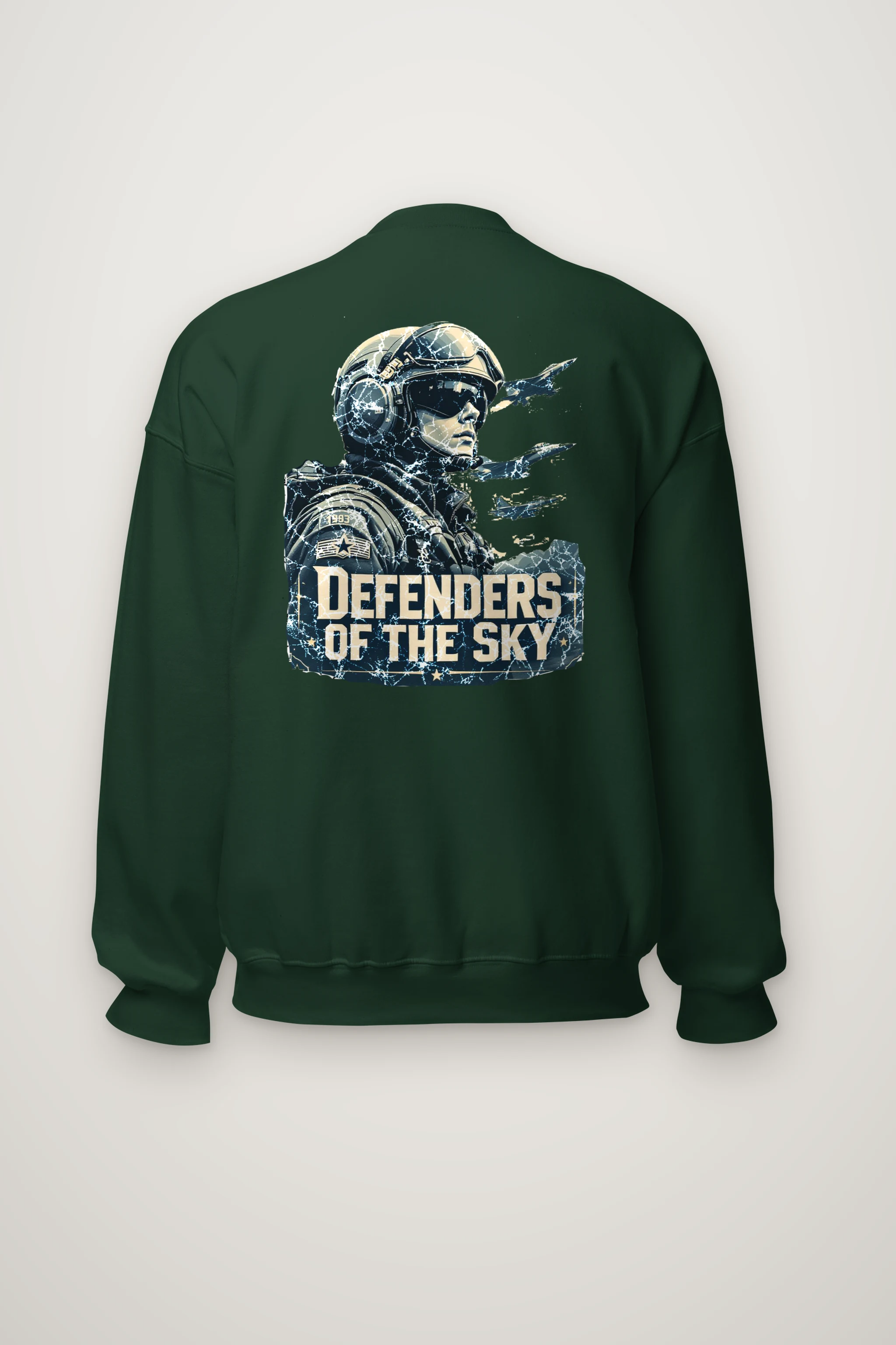 "Defenders Of The Sky" Heavy Blend Unisex Crewneck Sweatshirt