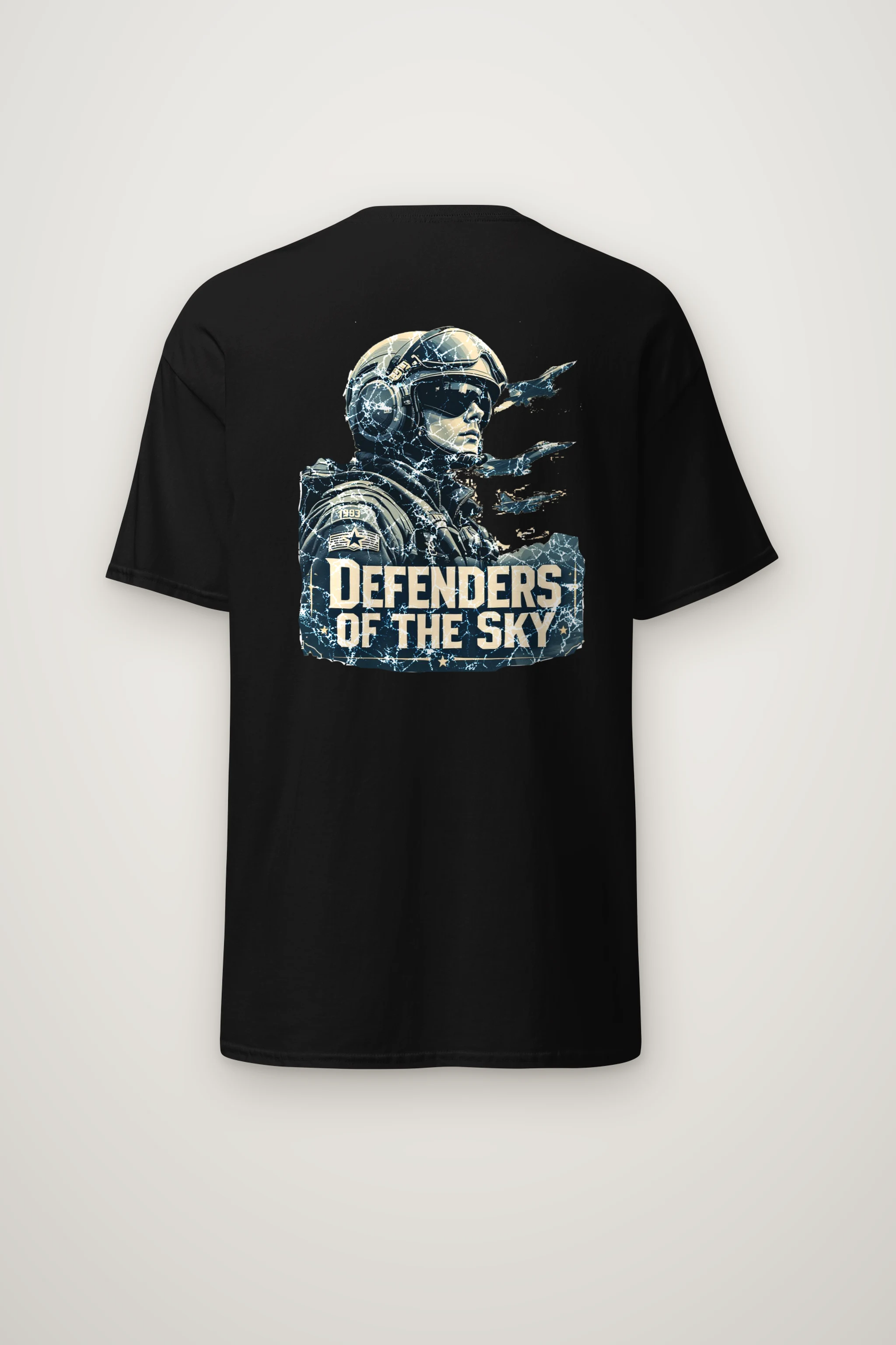 "Defenders Of The Sky" Heavyweight Unisex Crewneck T-shirt