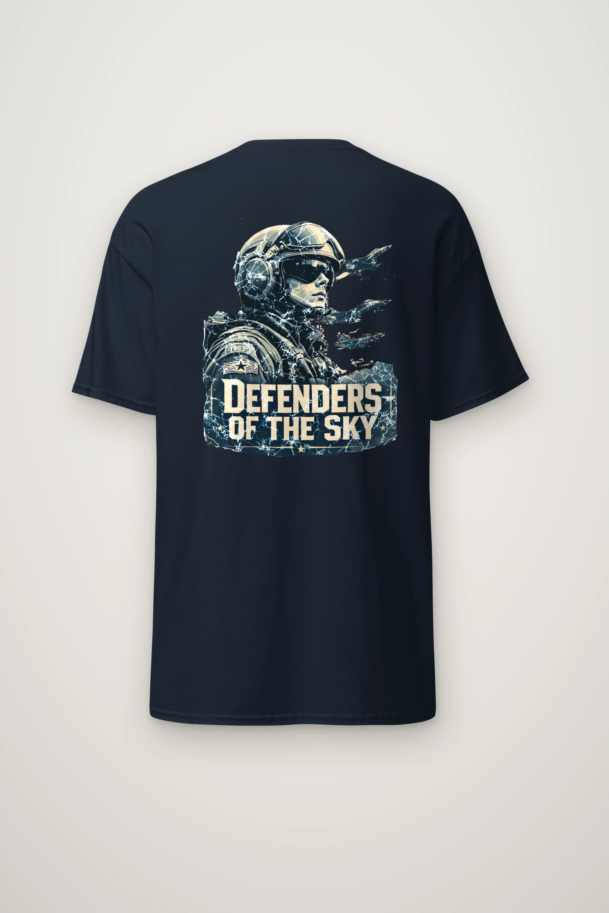 "Defenders Of The Sky" Heavyweight Unisex Crewneck T-shirt