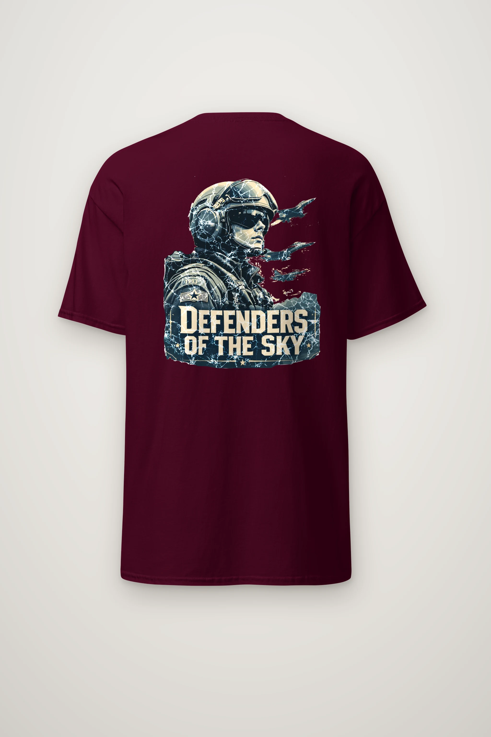 "Defenders Of The Sky" Heavyweight Unisex Crewneck T-shirt