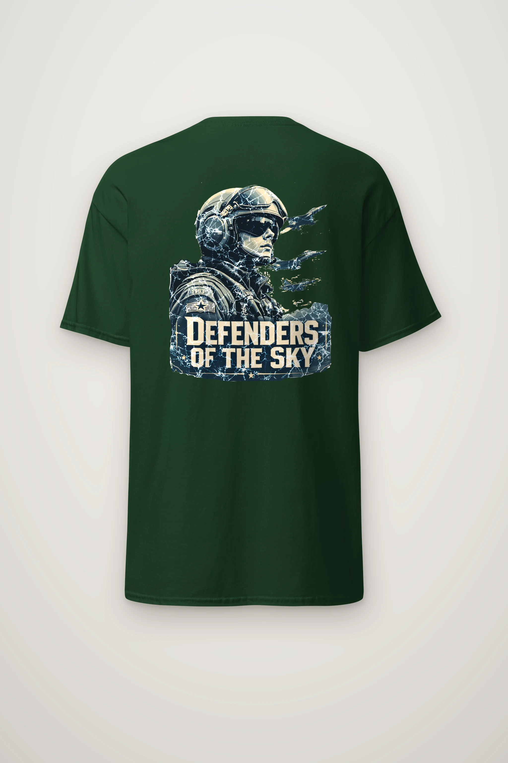 "Defenders Of The Sky" Heavyweight Unisex Crewneck T-shirt