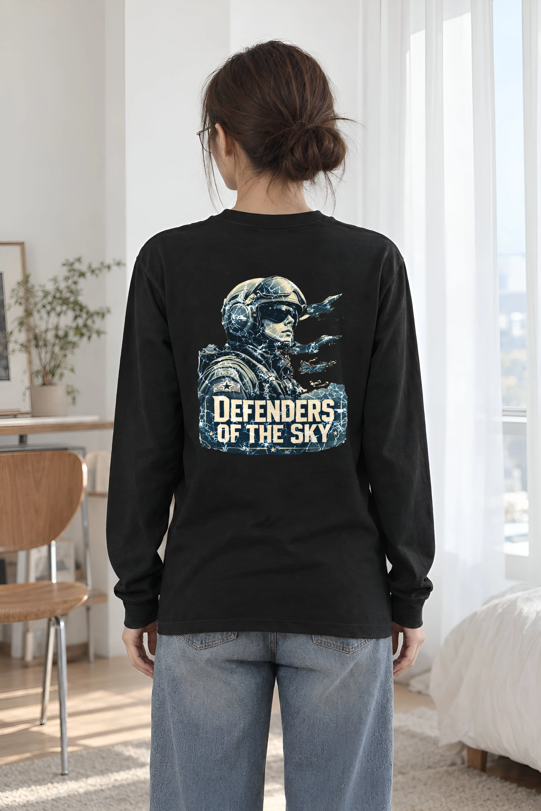"Defenders Of The Sky" Unisex Longsleeve T-shirt