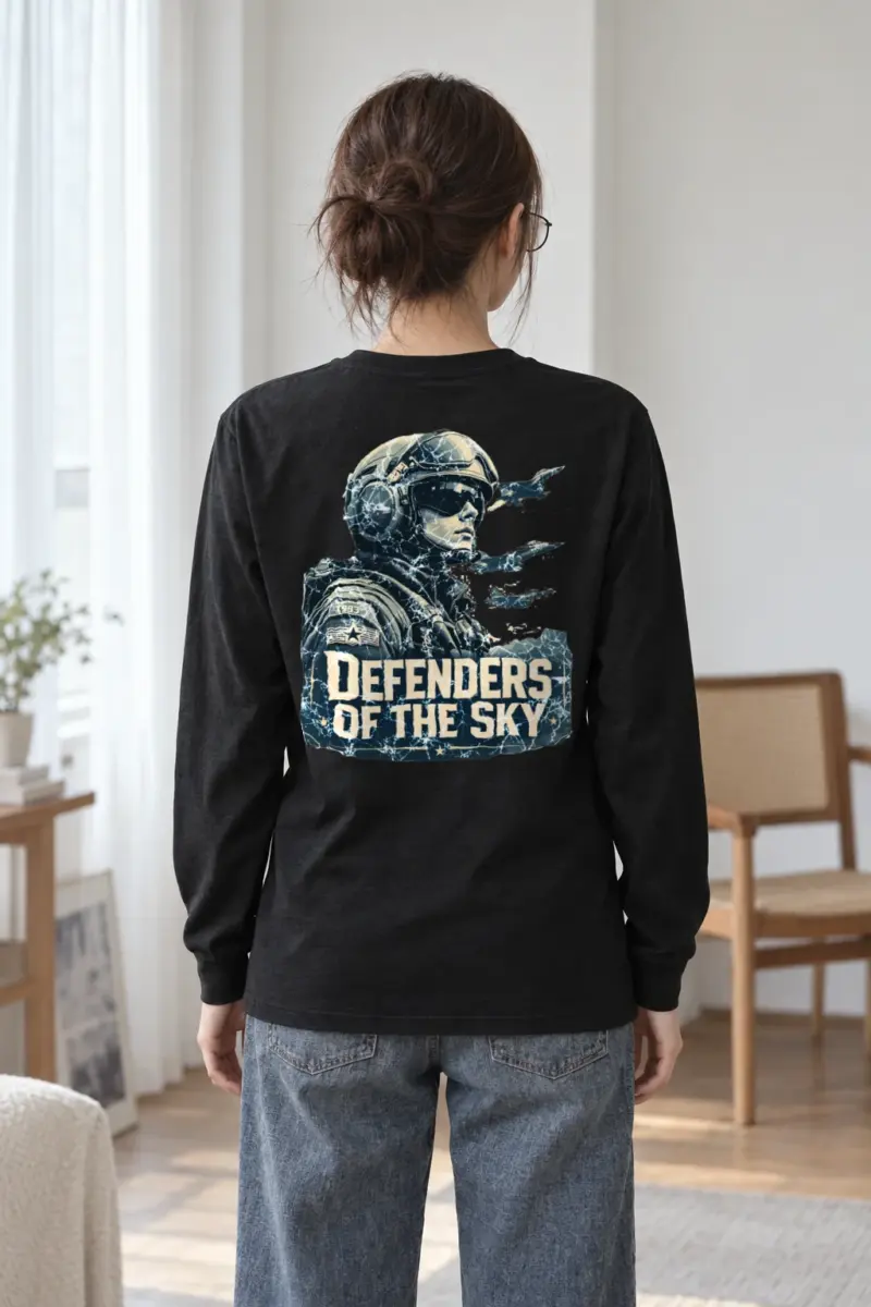 "Defenders Of The Sky" Unisex Longsleeve T-shirt | Gildan 2400