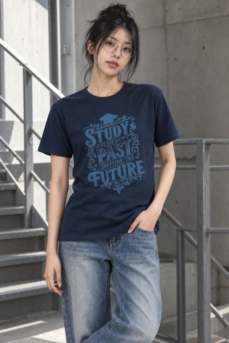 "Define The Future" Heavyweight Unisex Crewneck T-shirt