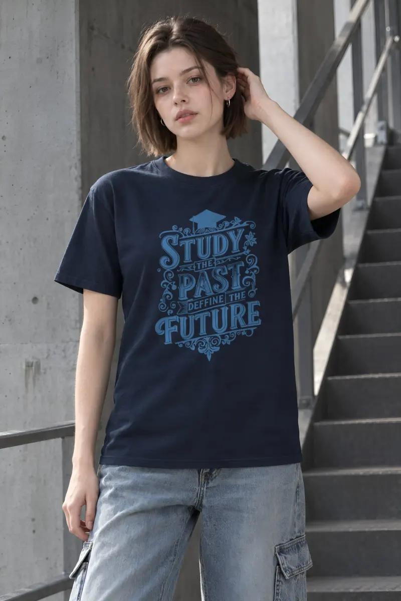 "Define The Future" Heavyweight Unisex Crewneck T-shirt