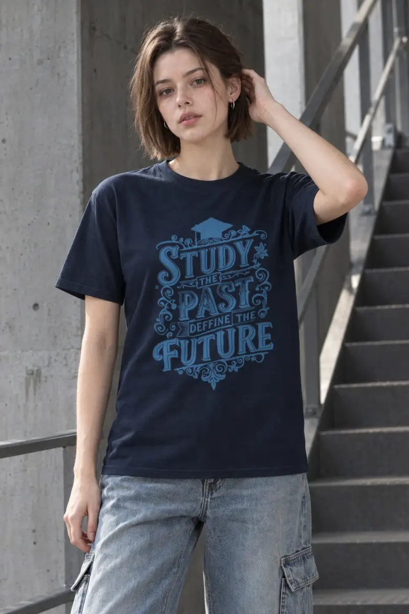 "Define The Future" Heavyweight Unisex Crewneck T-shirt
