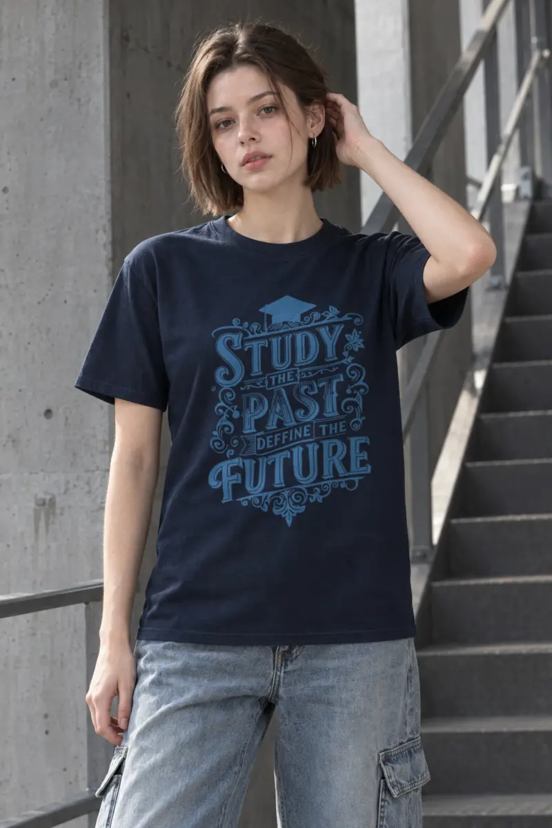 "Define The Future" Heavyweight Unisex Crewneck T-shirt