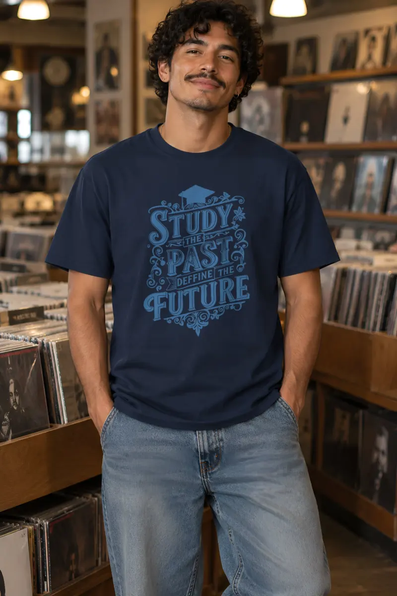 "Define The Future" Heavyweight Unisex Crewneck T-shirt