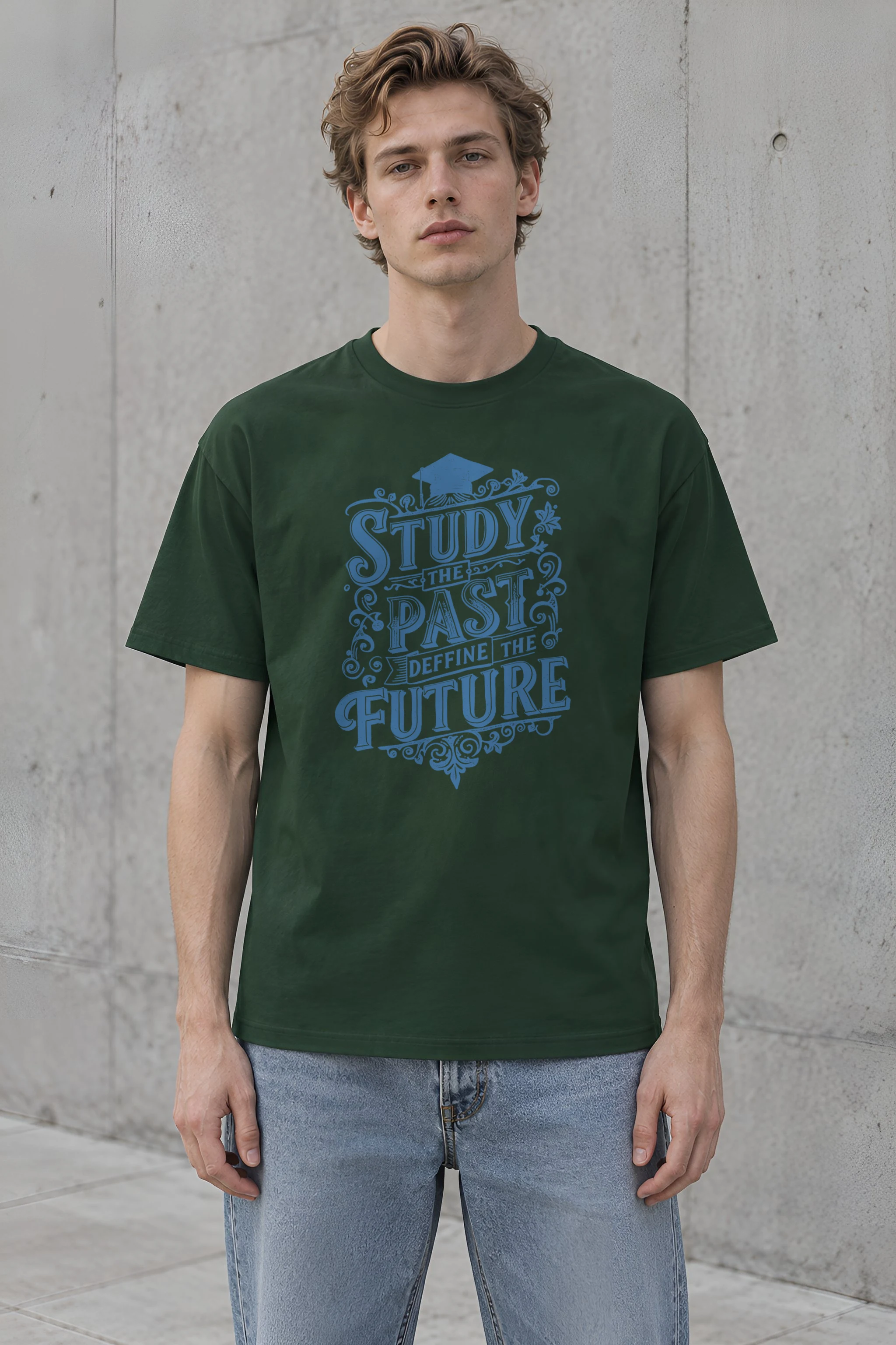"Define The Future" Heavyweight Unisex Crewneck T-shirt