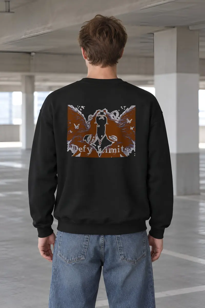 "Defy Limits" Heavy Blend Unisex Crewneck Sweatshirt