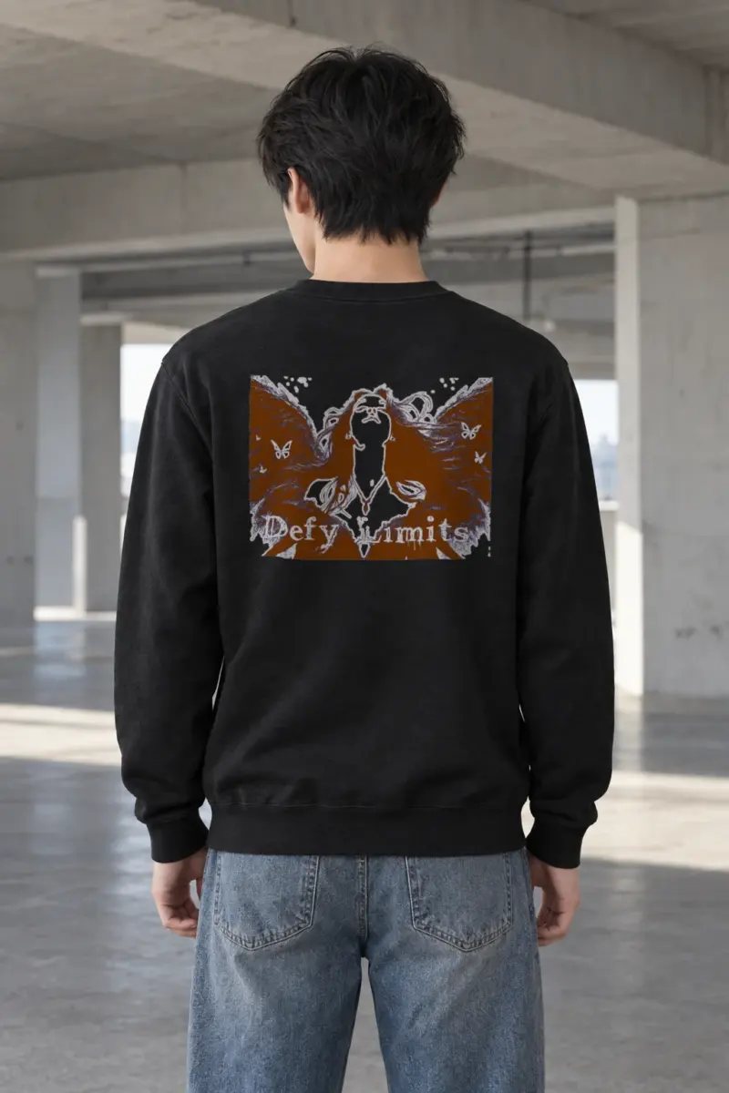 "Defy Limits" Heavy Blend Unisex Crewneck Sweatshirt