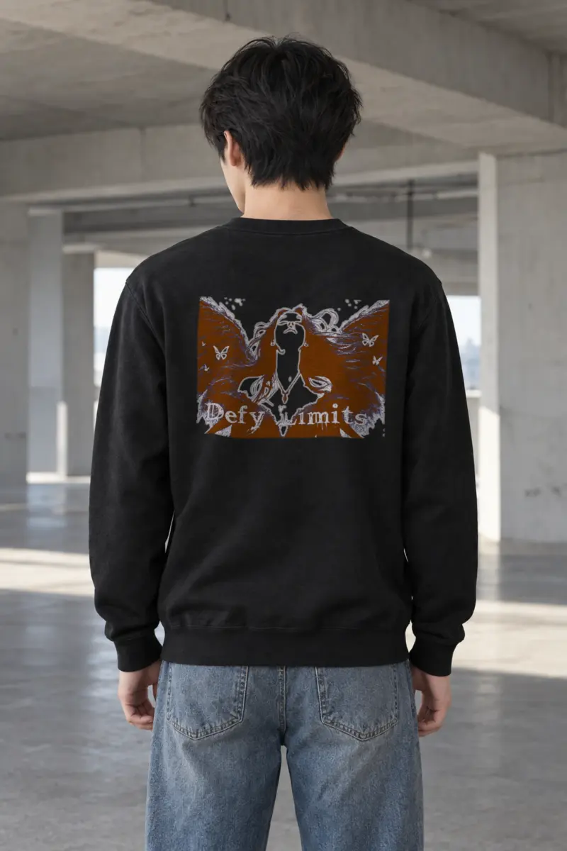 "Defy Limits" Heavy Blend Unisex Crewneck Sweatshirt