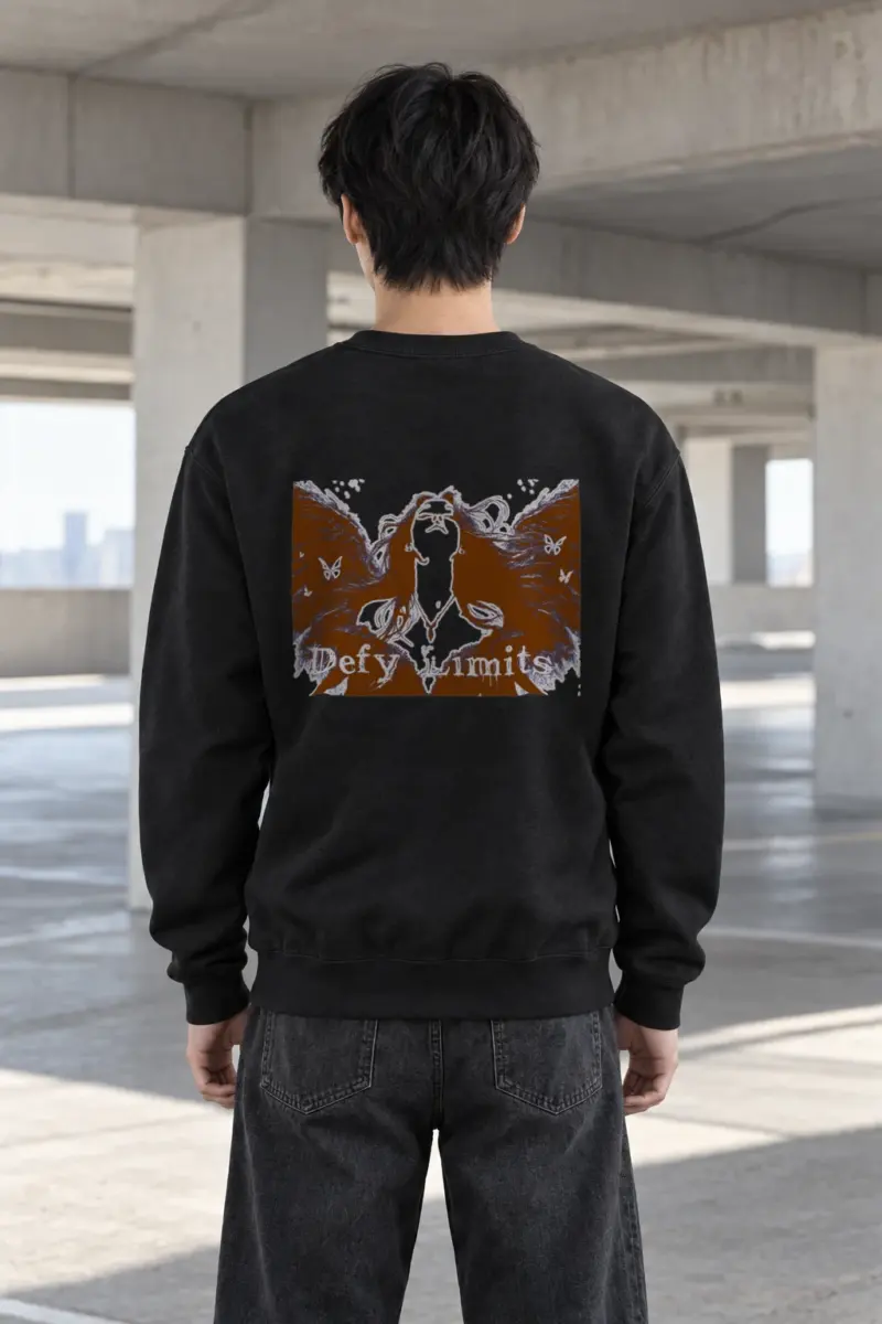 "Defy Limits" Heavy Blend Unisex Crewneck Sweatshirt