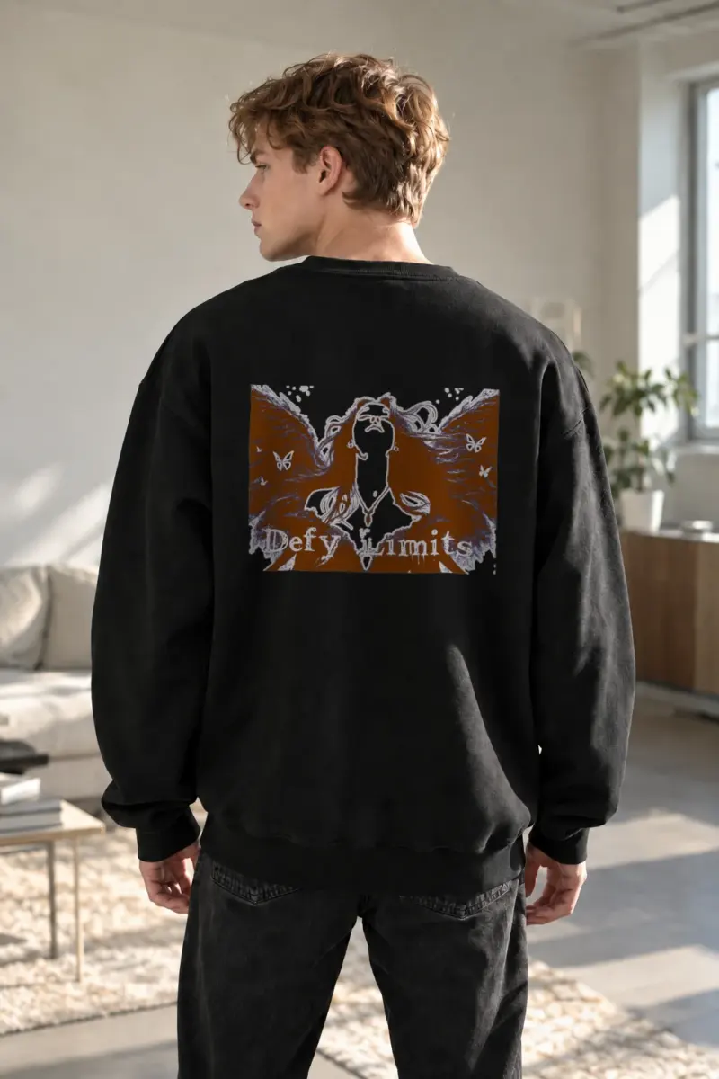 "Defy Limits" Heavy Blend Unisex Crewneck Sweatshirt | Gildan 18000
