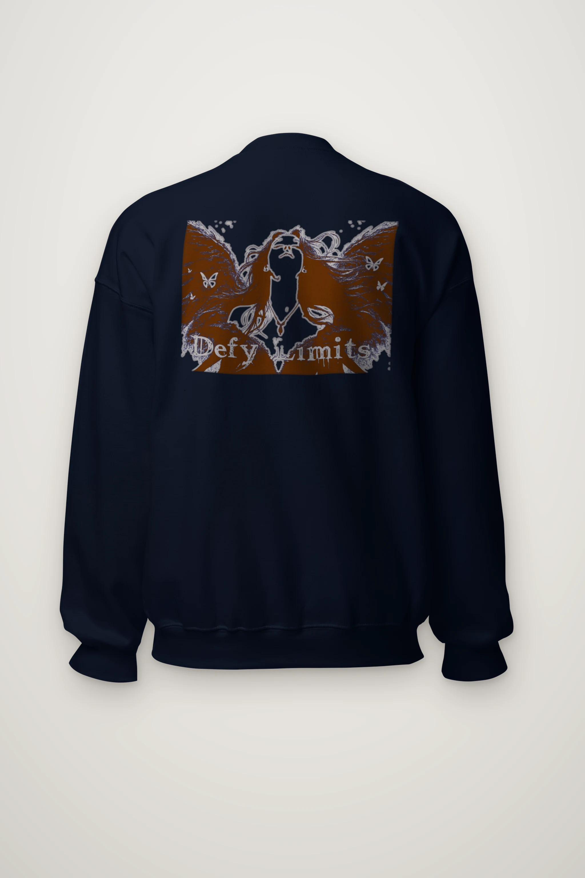 "Defy Limits" Heavy Blend Unisex Crewneck Sweatshirt