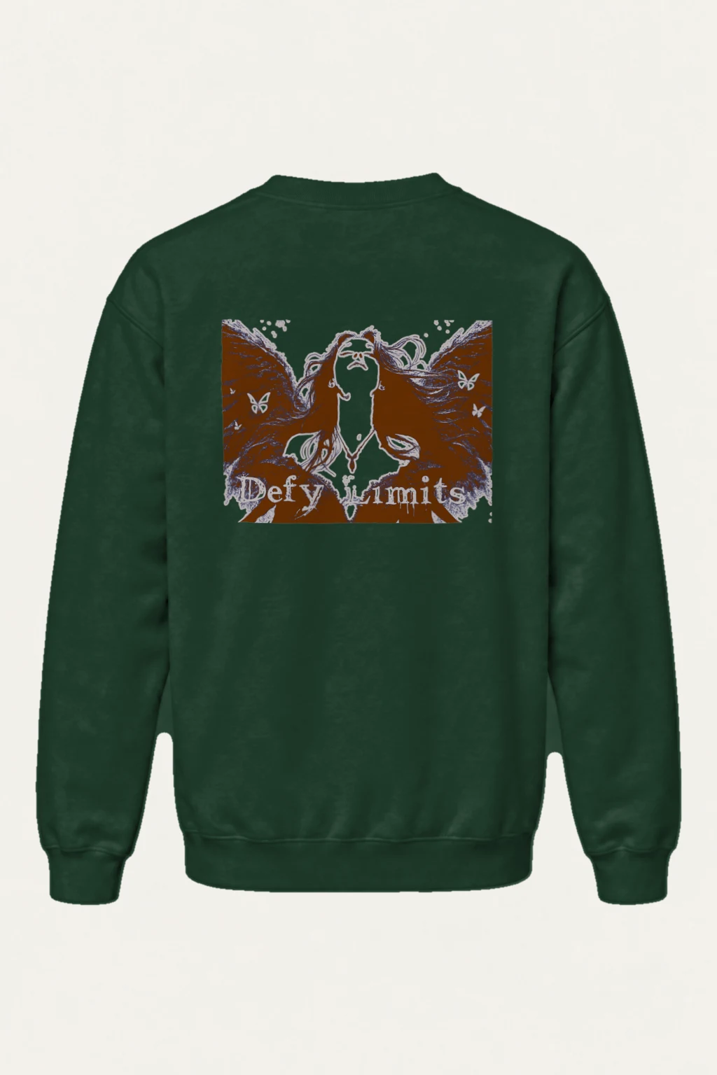 "Defy Limits" Heavy Blend Unisex Crewneck Sweatshirt | Gildan 18000