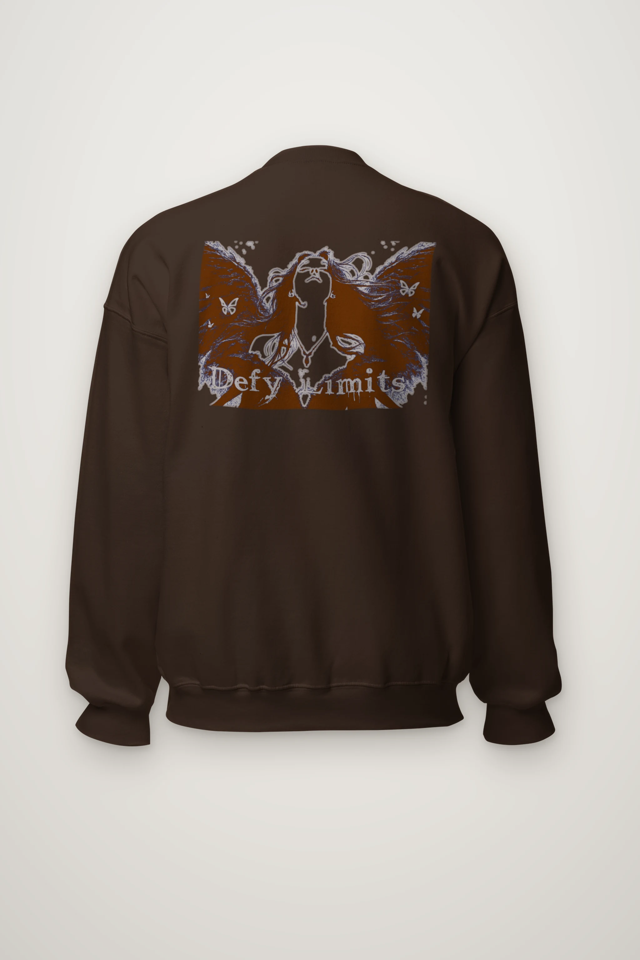 "Defy Limits" Heavy Blend Unisex Crewneck Sweatshirt