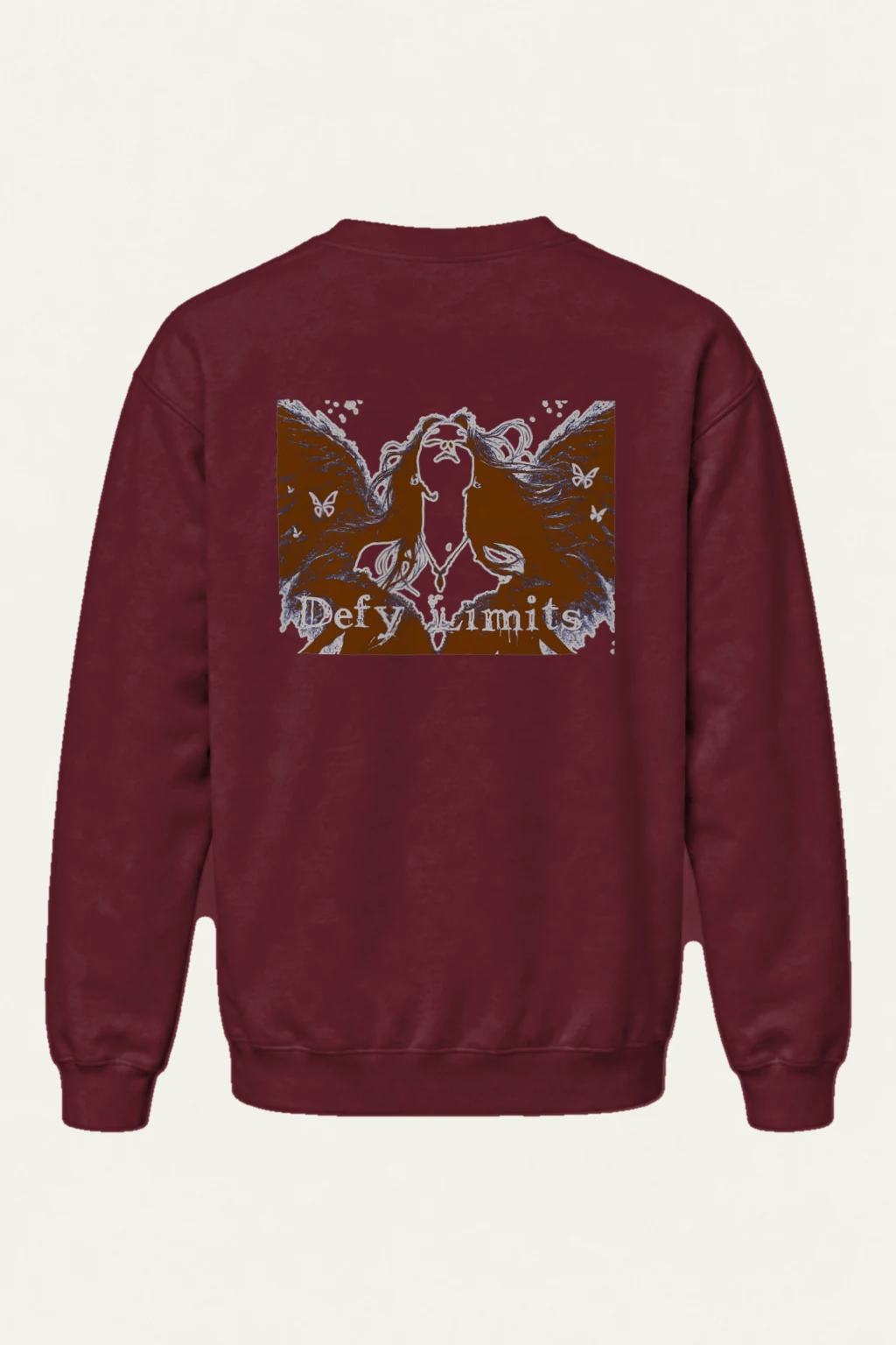 "Defy Limits" Heavy Blend Unisex Crewneck Sweatshirt | Gildan 18000