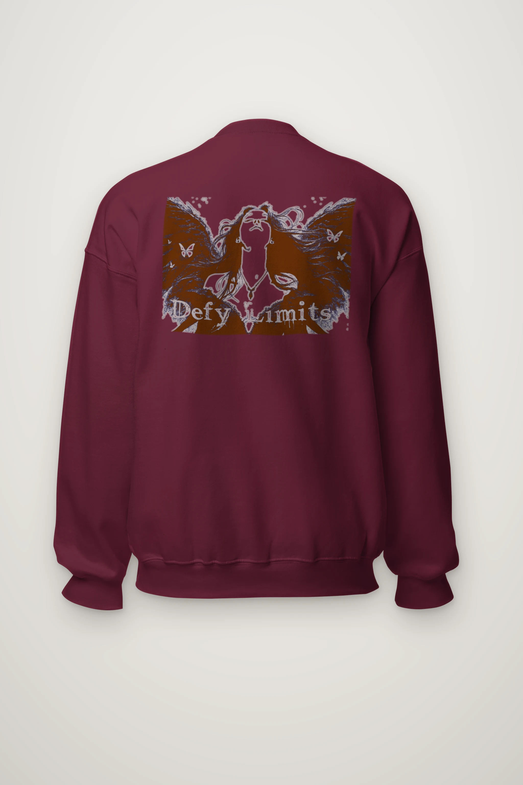 "Defy Limits" Heavy Blend Unisex Crewneck Sweatshirt