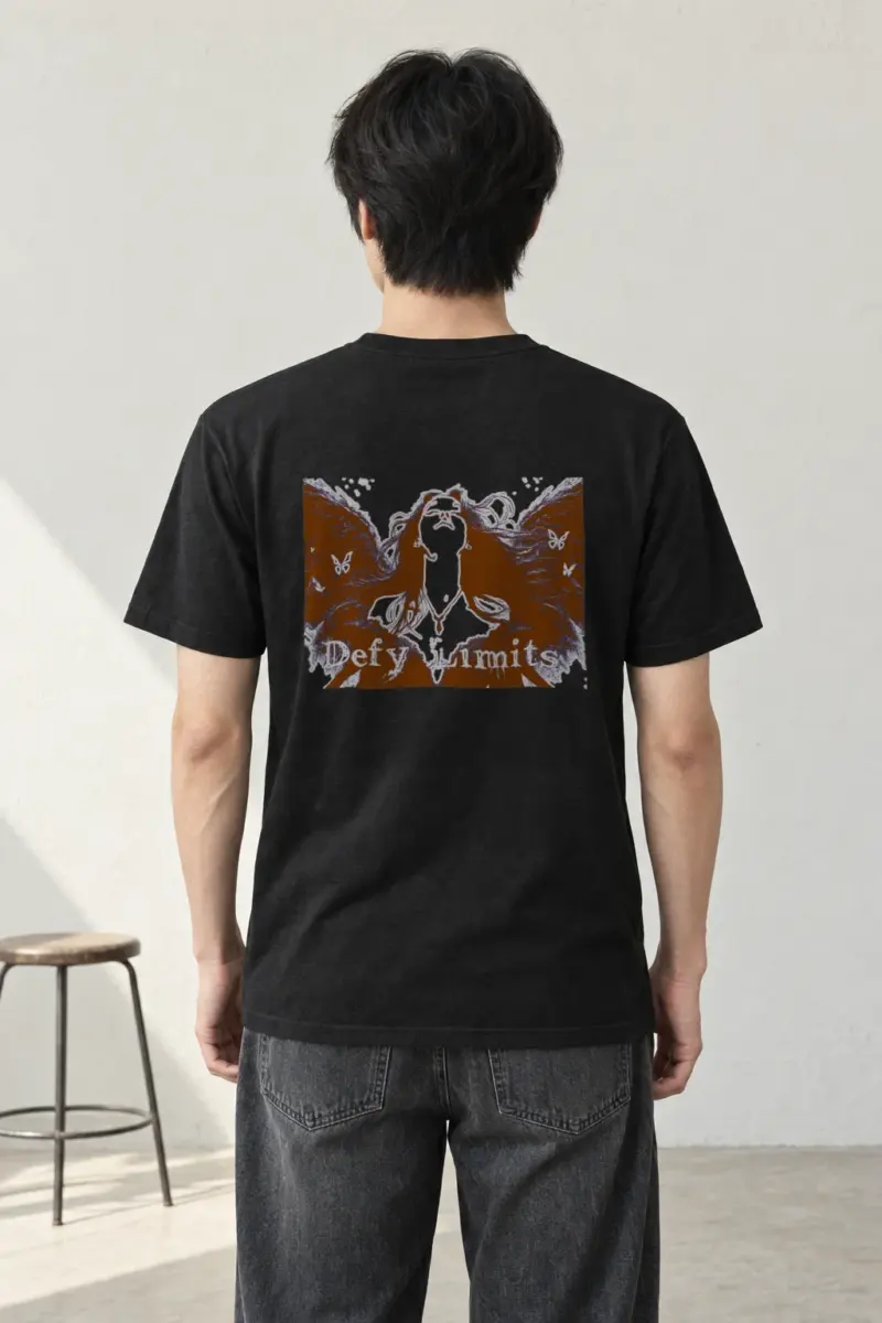 "Defy Limits" Heavyweight Unisex Crewneck T-shirt | Gildan 5000