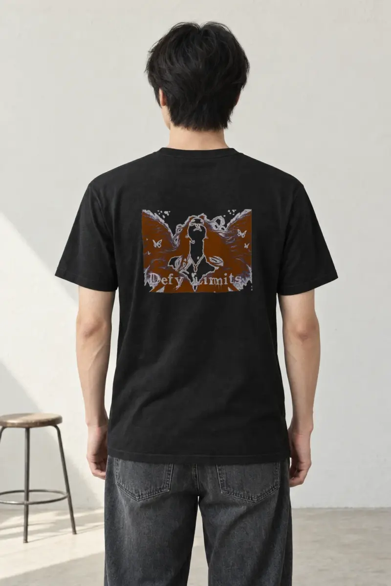 "Defy Limits" Heavyweight Unisex Crewneck T-shirt