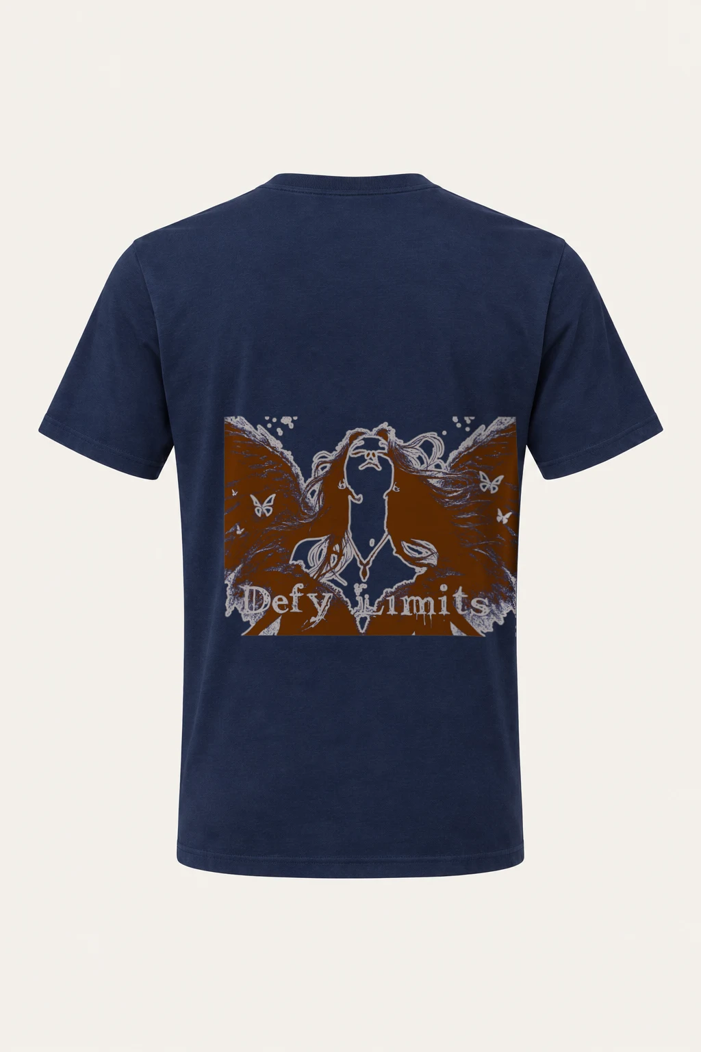"Defy Limits" Heavyweight Unisex Crewneck T-shirt | Gildan 5000
