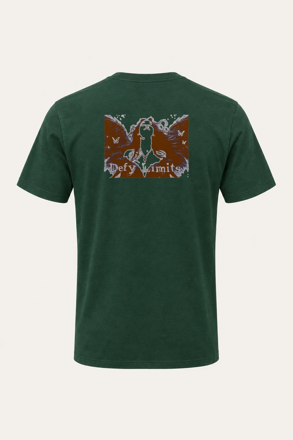 "Defy Limits" Heavyweight Unisex Crewneck T-shirt | Gildan 5000