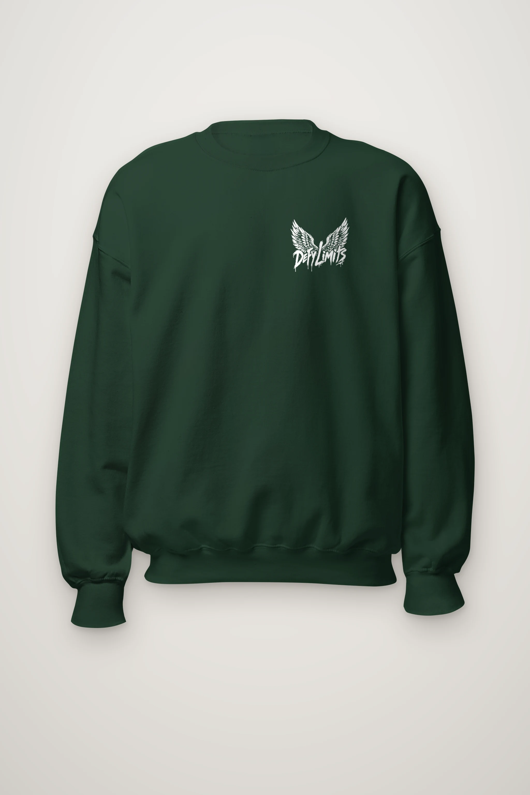 "Defy Limits Owl" Heavy Blend Unisex Crewneck Sweatshirt