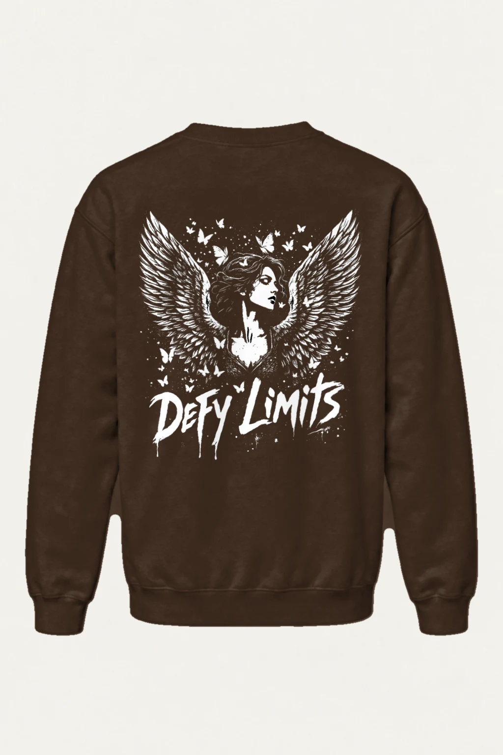 "Defy Limits Owl" Heavy Blend Unisex Crewneck Sweatshirt | Gildan 18000
