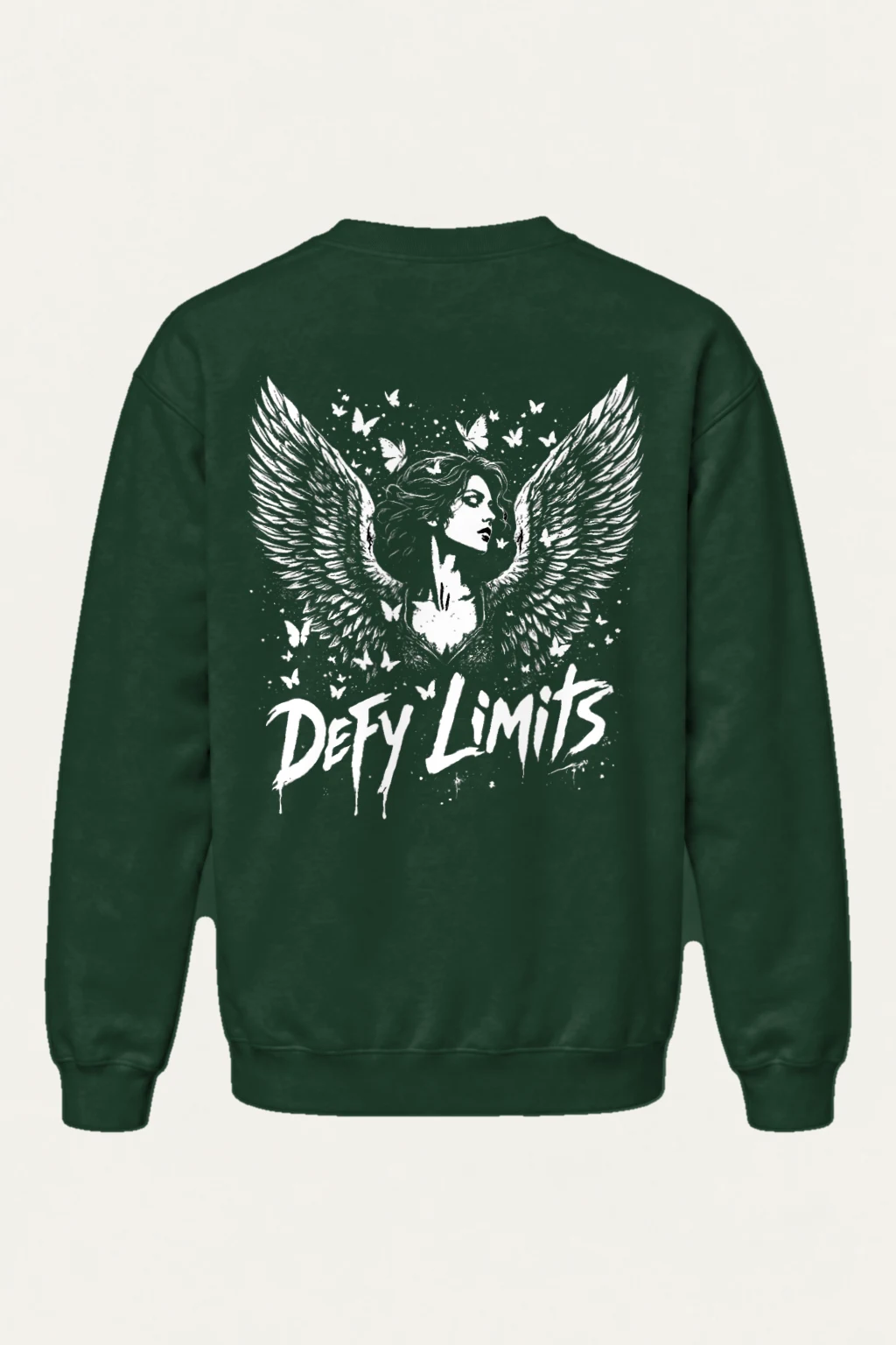 "Defy Limits Owl" Heavy Blend Unisex Crewneck Sweatshirt | Gildan 18000