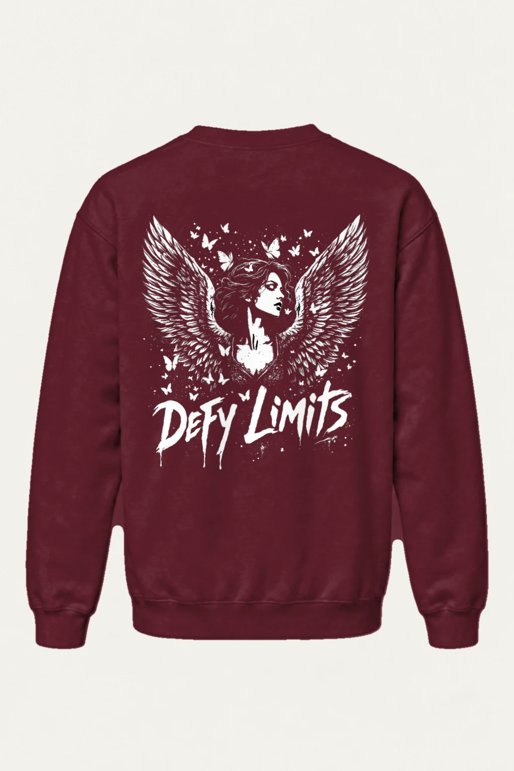 "Defy Limits Owl" Heavy Blend Unisex Crewneck Sweatshirt | Gildan 18000