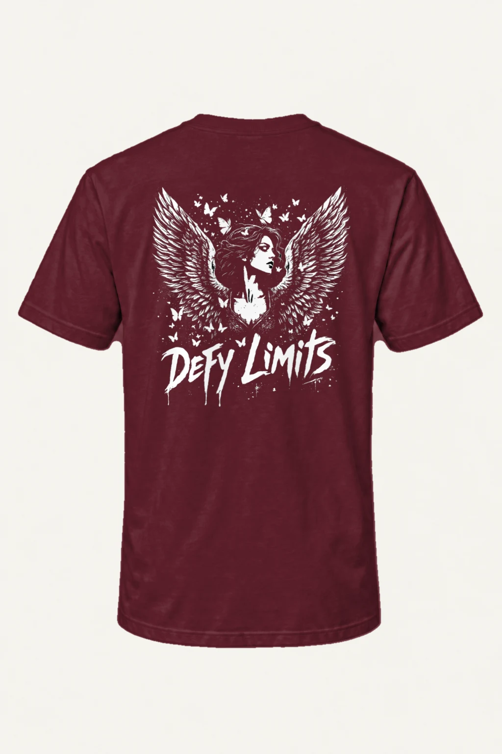 "Defy Limits Owl" Heavyweight Unisex Crewneck T-shirt | Gildan 5000