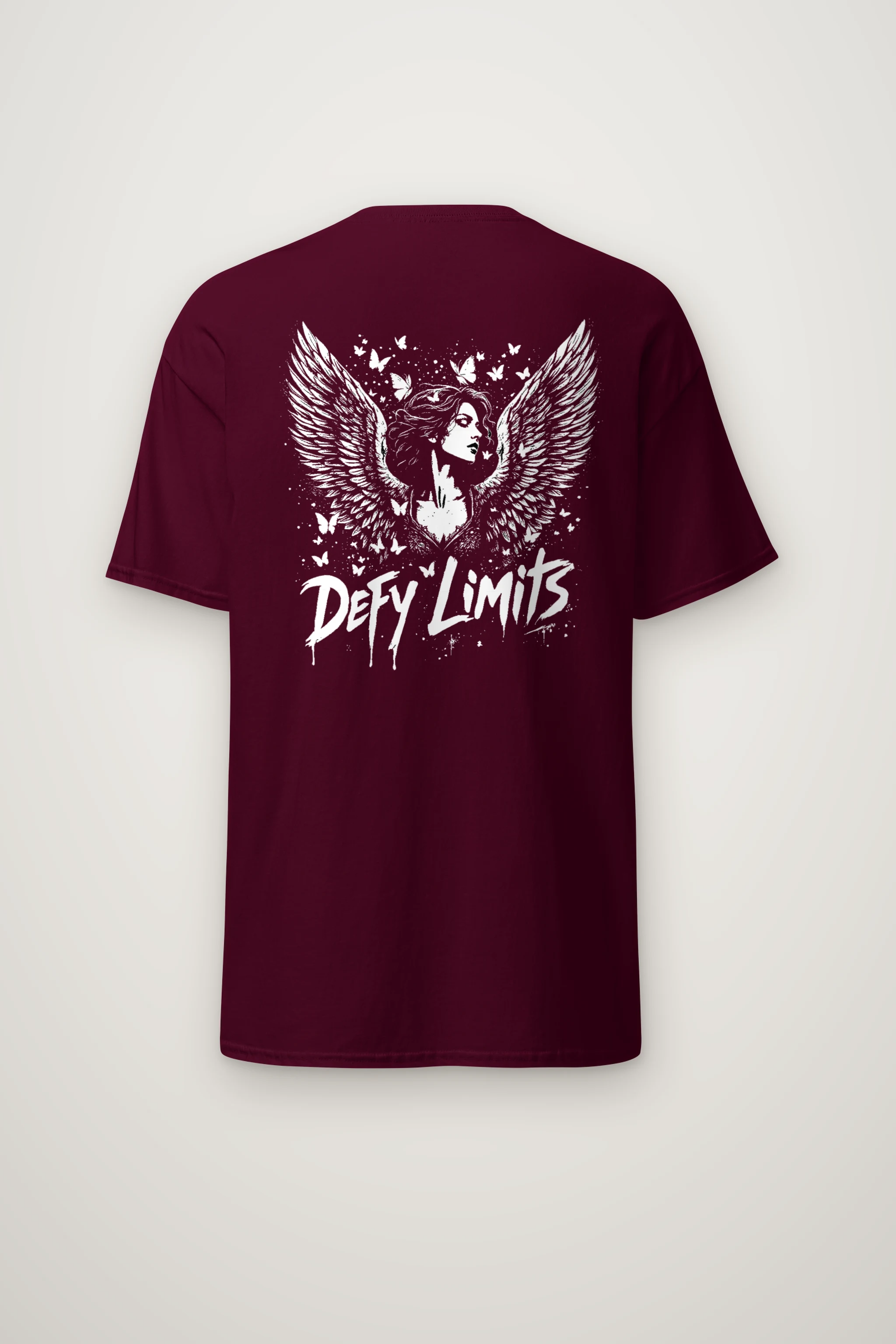 "Defy Limits Owl" Heavyweight Unisex Crewneck T-shirt
