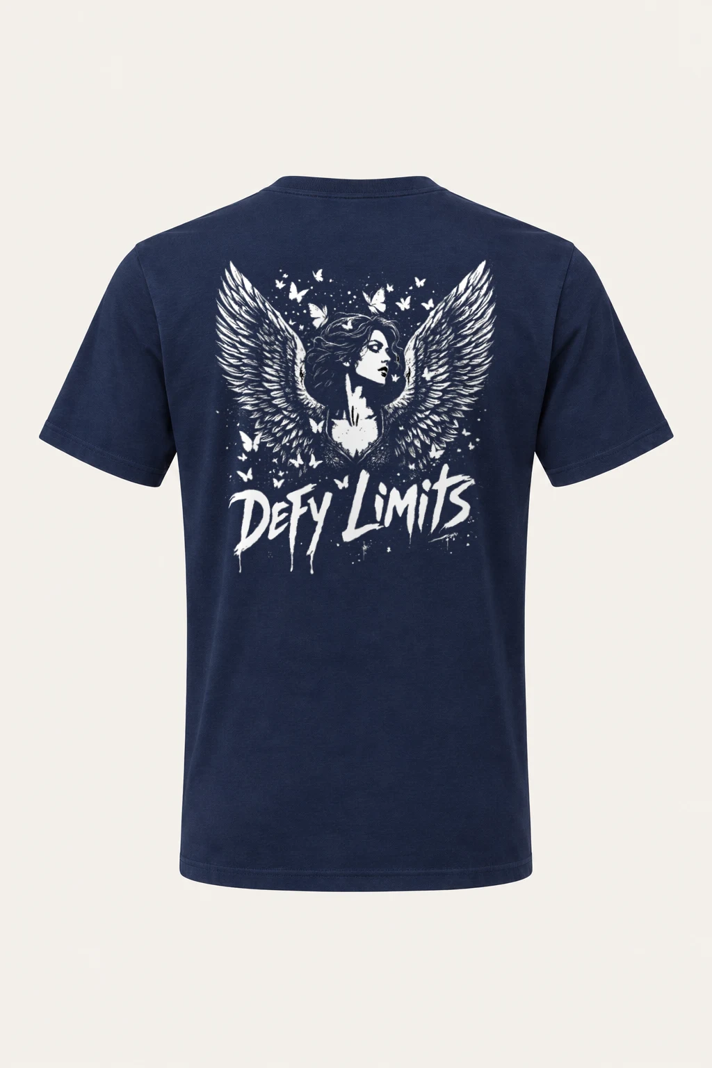 "Defy Limits Owl" Heavyweight Unisex Crewneck T-shirt | Gildan 5000