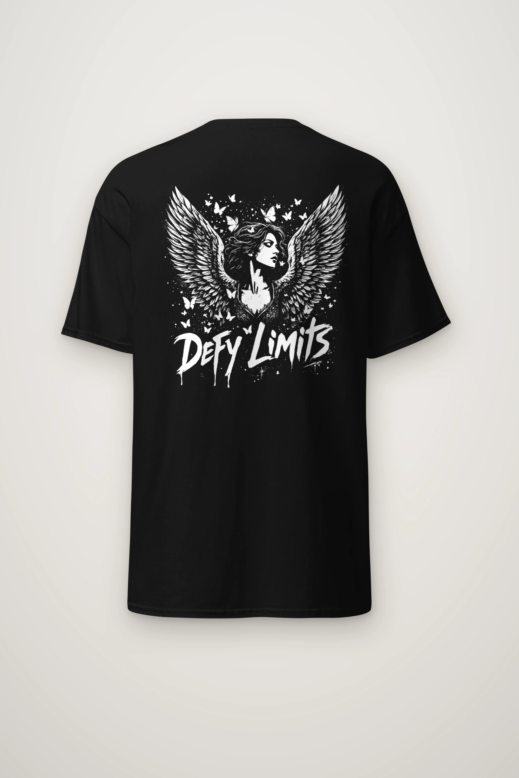"Defy Limits Owl" Heavyweight Unisex Crewneck T-shirt