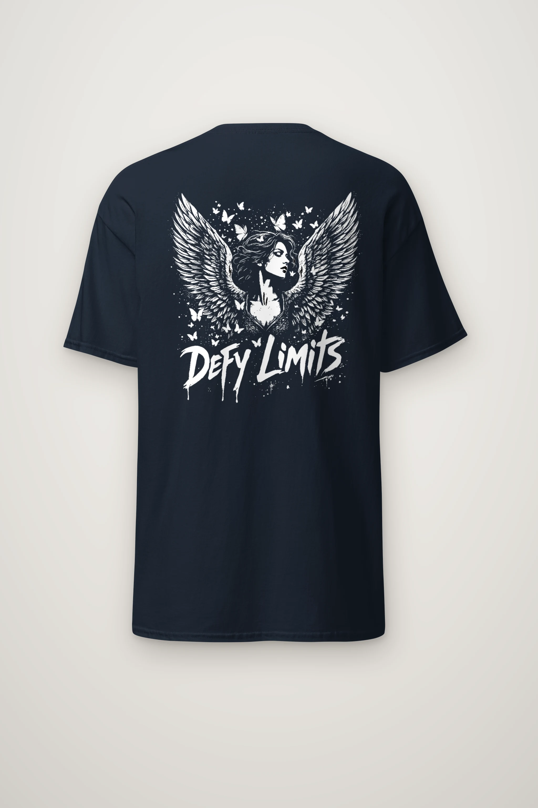 "Defy Limits Owl" Heavyweight Unisex Crewneck T-shirt