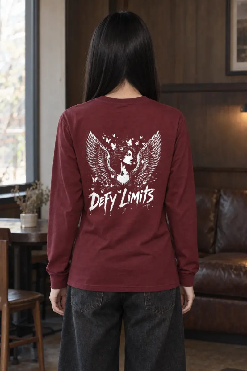 "Defy Limits Owl" Unisex Longsleeve T-shirt