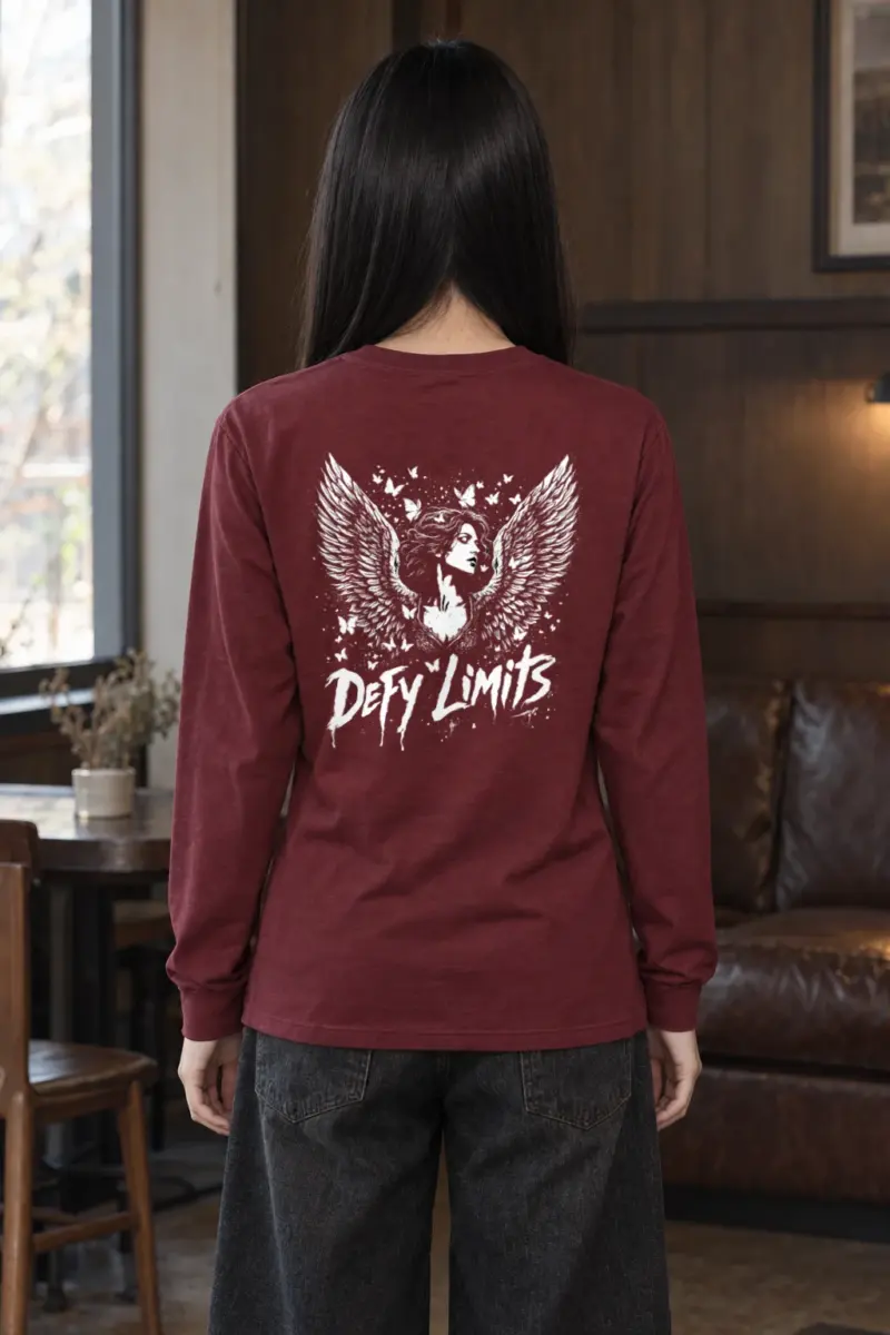 "Defy Limits Owl" Unisex Longsleeve T-shirt